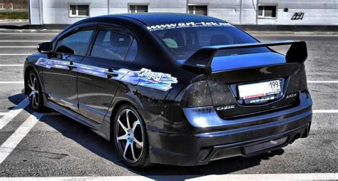 Спойлер на Hondа Civic 4D (Хонда Цивик 4Д): инструкция по установке