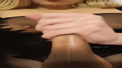 Hot Tranny Self Facial Cum Shot