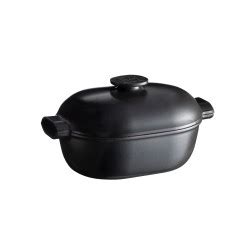 Cocotte ovale céramique induction Delight noire Emile Henry 36 cm 4 5