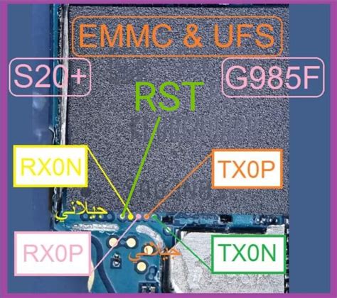 SAMSUNG G985F ISP – EMMC&UFS