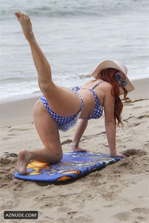 Phoebe Price Sexy Enjoys The Beach And Displays Her Figure In A Bikini Photoshoot In Malibu AZNude