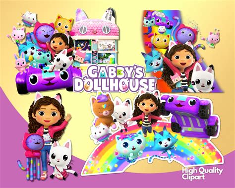 gabby dollhouse clipart png cartoonpng