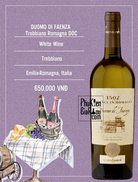 Vang trắng DUOMO DI FAENZA Trebbiano Romagna DOC