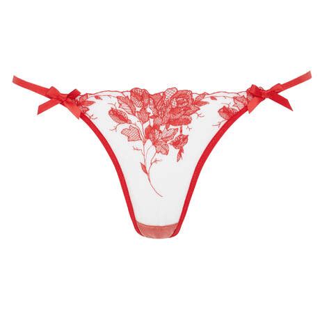 Agent Provocateur Pieces Lingerie Set Elvie Red Sand