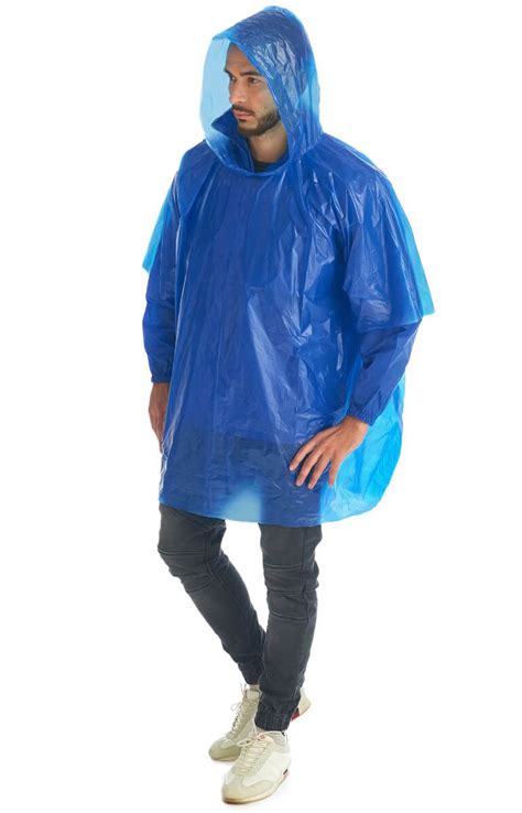 Дождевик-пончо "Комфорт", синий