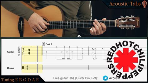 Red Hot Chili Peppers Scar Tissue Fingerstyle Chords