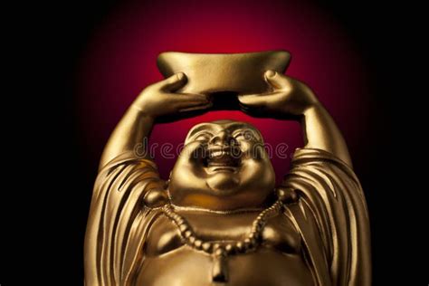 Red Prosperity Buddha Stock Image Image Of Fortune Copy 4546997
