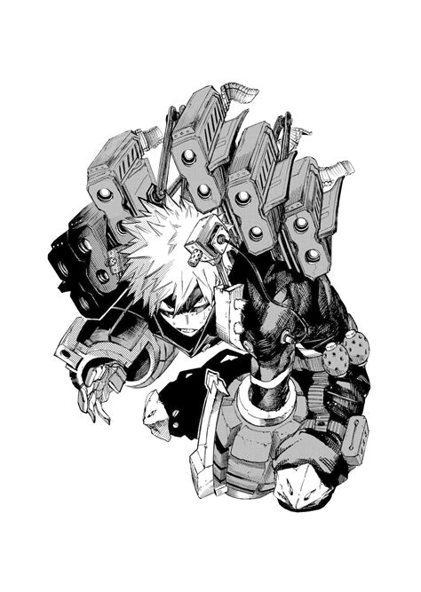 Render 59 Bnha Bakugou Katsuki Manga By Yoshi Akira On Deviantart
