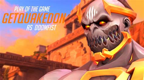 Getquakedon Doomfist Main Potg Overwatch 2 Season 9 Top 500 Youtube