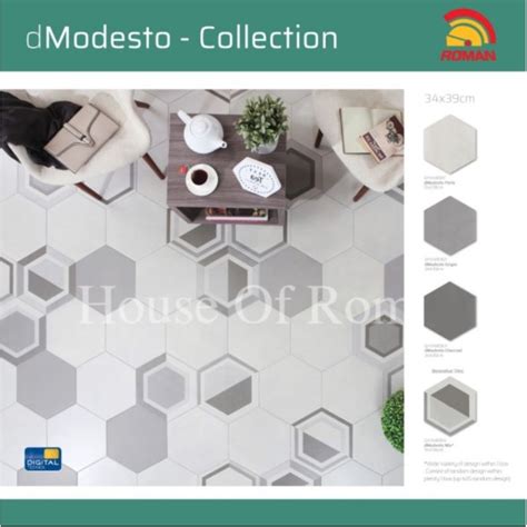 Jual Roman Keramik Hexagonal Dmodesto Series Keramik Lantai Kamar