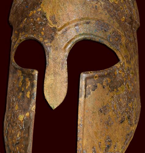 Ancient Greek Spartan Helmet | Courses Thomas More