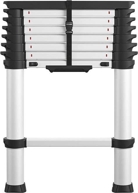 Cosco Smartclose 12 Ft Max Reach Height Aluminum Telescopic Ladder With