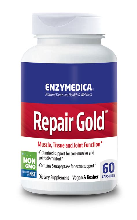 Repair Gold | 60 Capsules| Proteolytic Enzymes