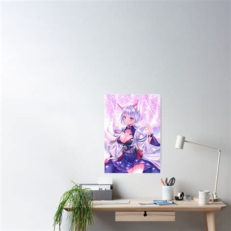 P Ster Sexy Fox Kaga Hot Tetas Pechos Muslos Panty Azur Lane Al Lascivo Hentai Ecchi Anime