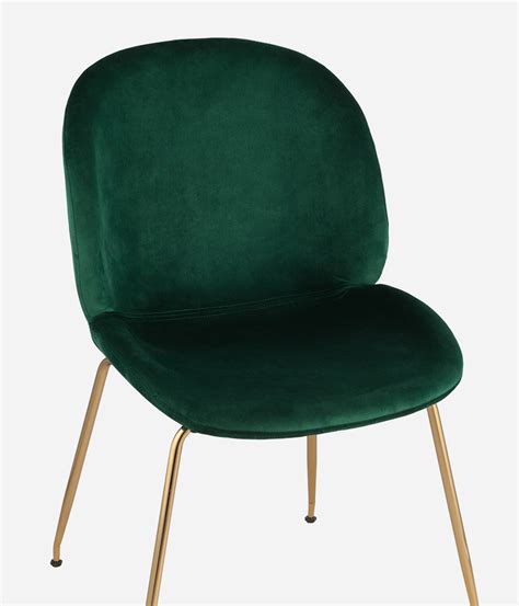 Обеденный стул Beetle велюр на золотых ножках - купить в интернет ...