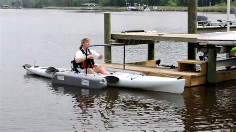 Aproaching The Dock With A Kayak Using The Yak A Launcher Youtube