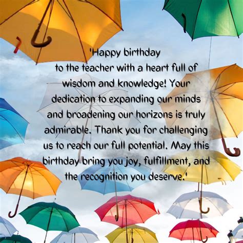 50 Beautiful Happy Birthday Teacher Wishes Messages And Quotes Hubpages