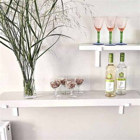 White Wooden Shelves