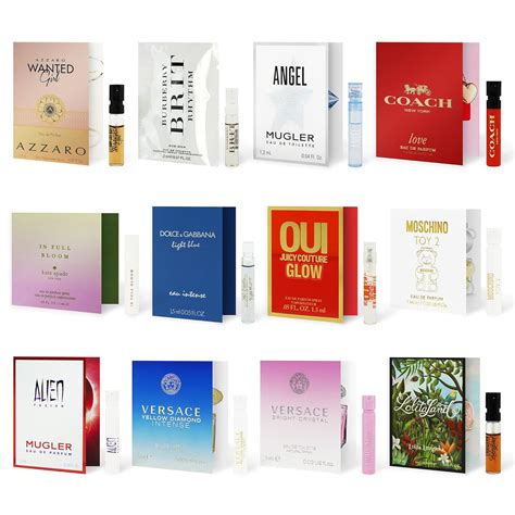 perfume sampler set  women  designer fragrance brands high