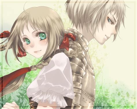 Anthropomorphism Armor Axis Powers Hetalia Blonde Hair Blue Eyes Braids