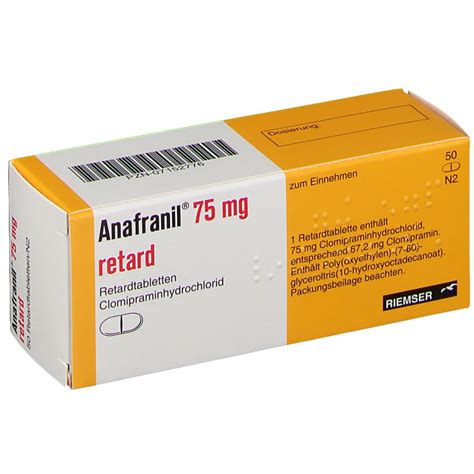 Anafranil® 75 Mg 50 St Mit Dem E Rezept Kaufen Shop Apotheke