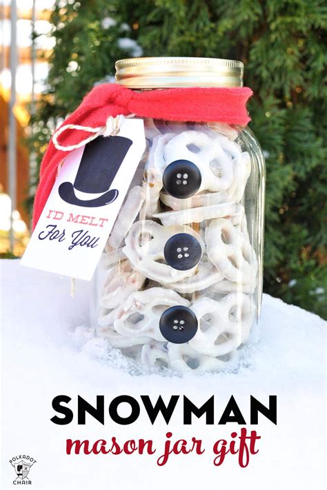 Diy Snowman Jars Hot Chocolate