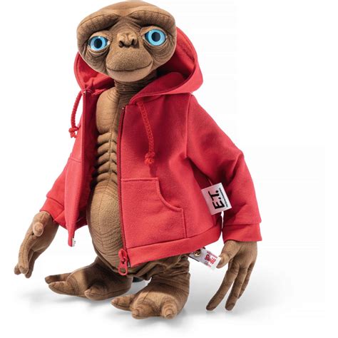 Steiff 355899 E.T. - Der Außerirdische, Microfaser, 33 cm, braun ...