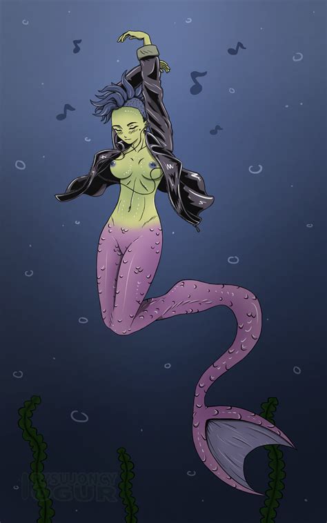 Syrenka Nsfw By Rysujoncyogur Hentai Foundry