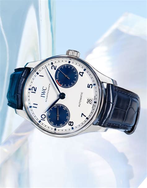 high contrast dials  iwcs portugieser chronograph  automatic