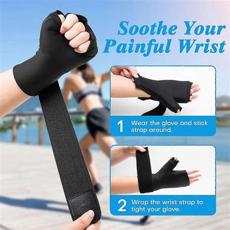 Hand Ice Pack Glove For Carpal Tunnel Relief Cold Hot Therapy Pack With Gel Filling Wrist Ice