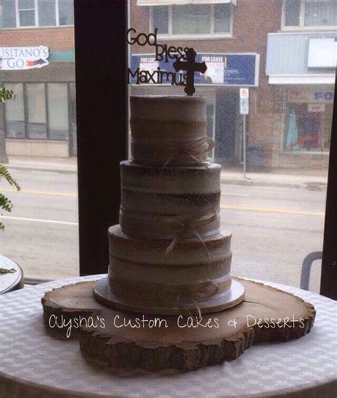 Naked Baptism Cake CakeCentral