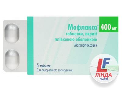 Мофлакса таблетки 400мг №5 инструкция, цена, описание | Купить в ...