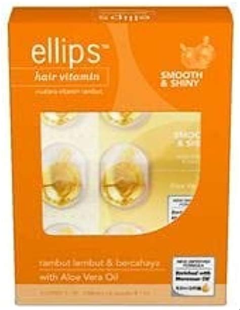 yellow ellips hair vitamin  pack  personal box  pack