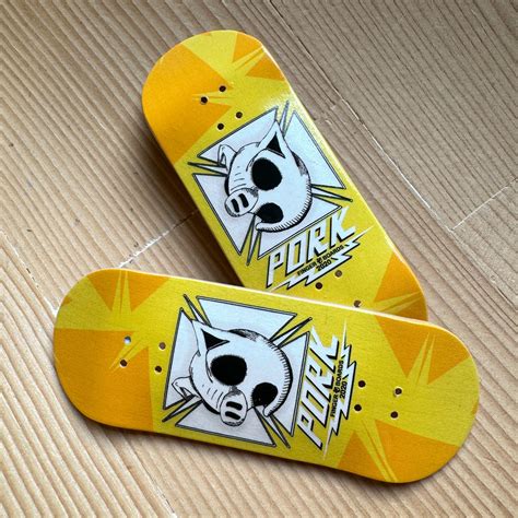 yellow pork fingerboards