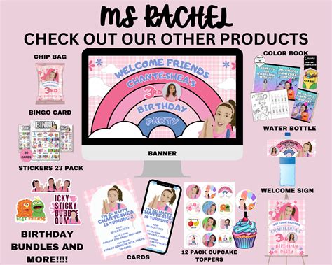 Ms Rachel Coloring Book Ms Rachel Birthday Party Placemat Miss Rachel ...