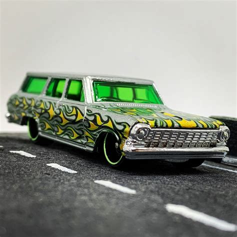 JULIAN S HOT WHEELS BLOG 1964 Chevy Nova Wagon 2020 Walmart Zamac HW Flames