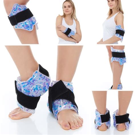 Fomi Ankle Hot Cold Gel Bead Ice Packs Pack For Pain Relief Ideal
