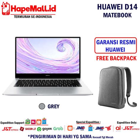 Jual Huawei Matebook D14 Amd Ryzen 7 512gb Garansi Resmi Huawei Indonesia Termurah Indonesia