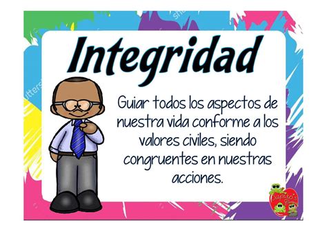 Geniales Diseños Para Conocer Y Aprender Los Valores Material Educativo