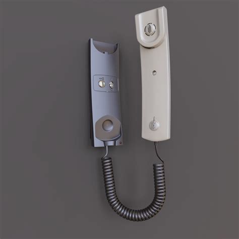 3D Model Domophone Apartment Handset Vizit UKP-12M - TurboSquid 1745215