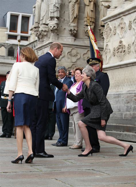 Theresa May Has Been Trolled For Her Amazingly Low Curtsy