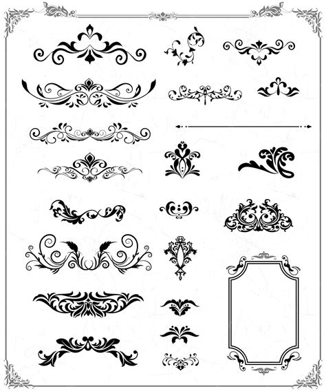 Premium Vector Free Vector Collection Set Of Label Ornament Vector