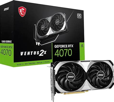 MSI GeForce RTX 4070 Ventus 2X 12G OC Grafikkarte - NVIDIA RTX 4070 GPU ...
