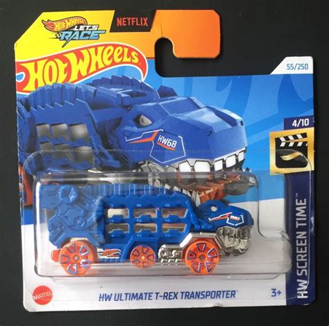Hot Wheels Hw Ultimate T Rex Transporter Plavi
