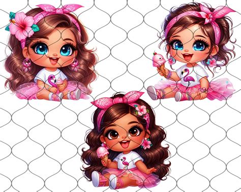 Chibi Super Cute Summer Latina Baby Girl Png Png Chibi Girl Clipart Chibi Girl Png Latina