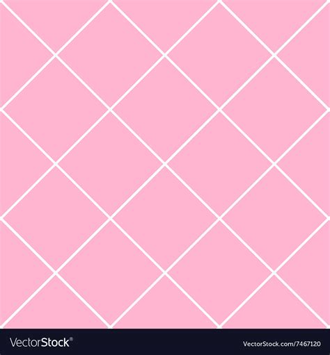 Grid diamond square pink background Royalty Free Vector