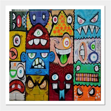 graffiti neck gator funny faces urban art  danpublic street art