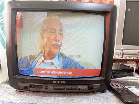 Ретро телевизор Aiwa Aiwa TV-C142KEr Телевизор с кинескоп (CRT) 14 инча ...
