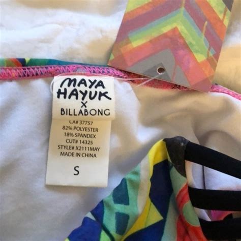 Billabong Swim Billabong X Maya Hayuk Side Tie Bikini Bottoms S Poshmark