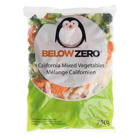 California Mixed Vegetables Below Zero Frozen Fruits And Vegetables